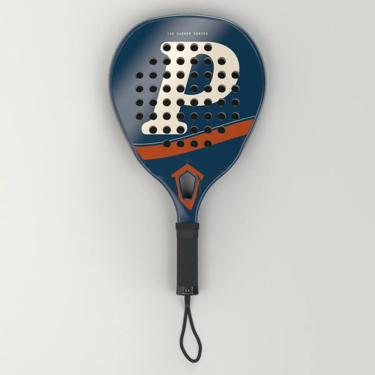 MerchPadel 12K carbon padelracket in petrol met koper